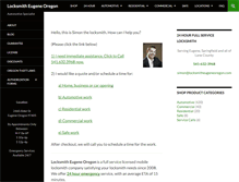 Tablet Screenshot of locksmitheugeneoregon.com